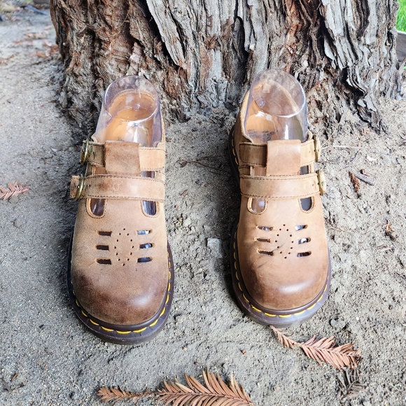Dr. Martens Shoes - Dr. Martens Aztec Crazy Horse Mary Jane